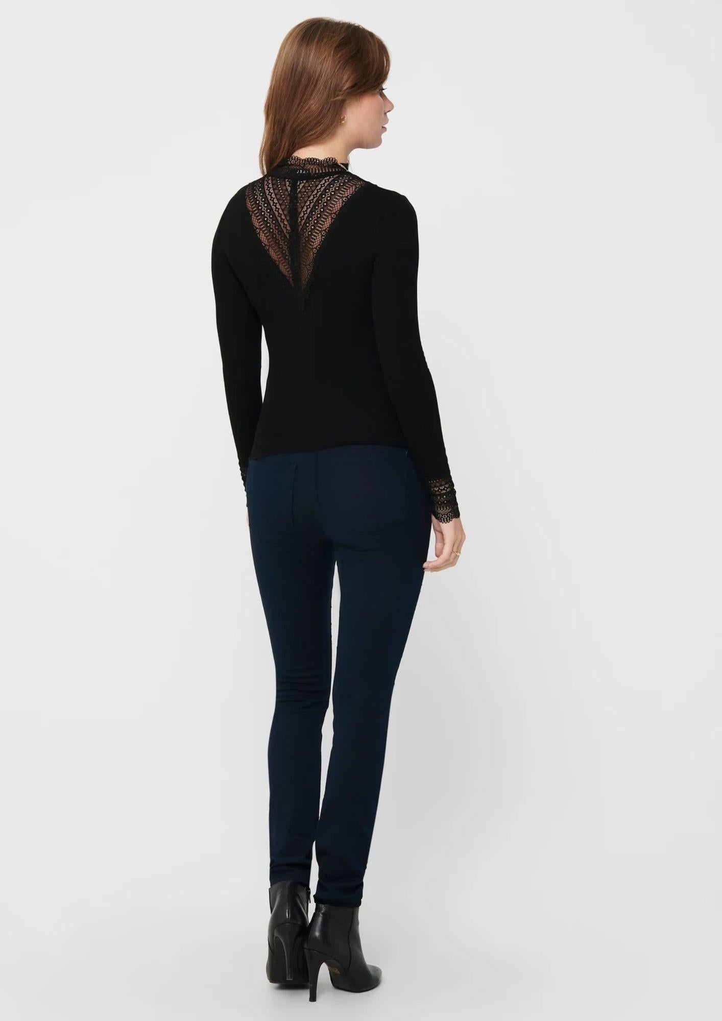 Only Top Donna Tilde Nero