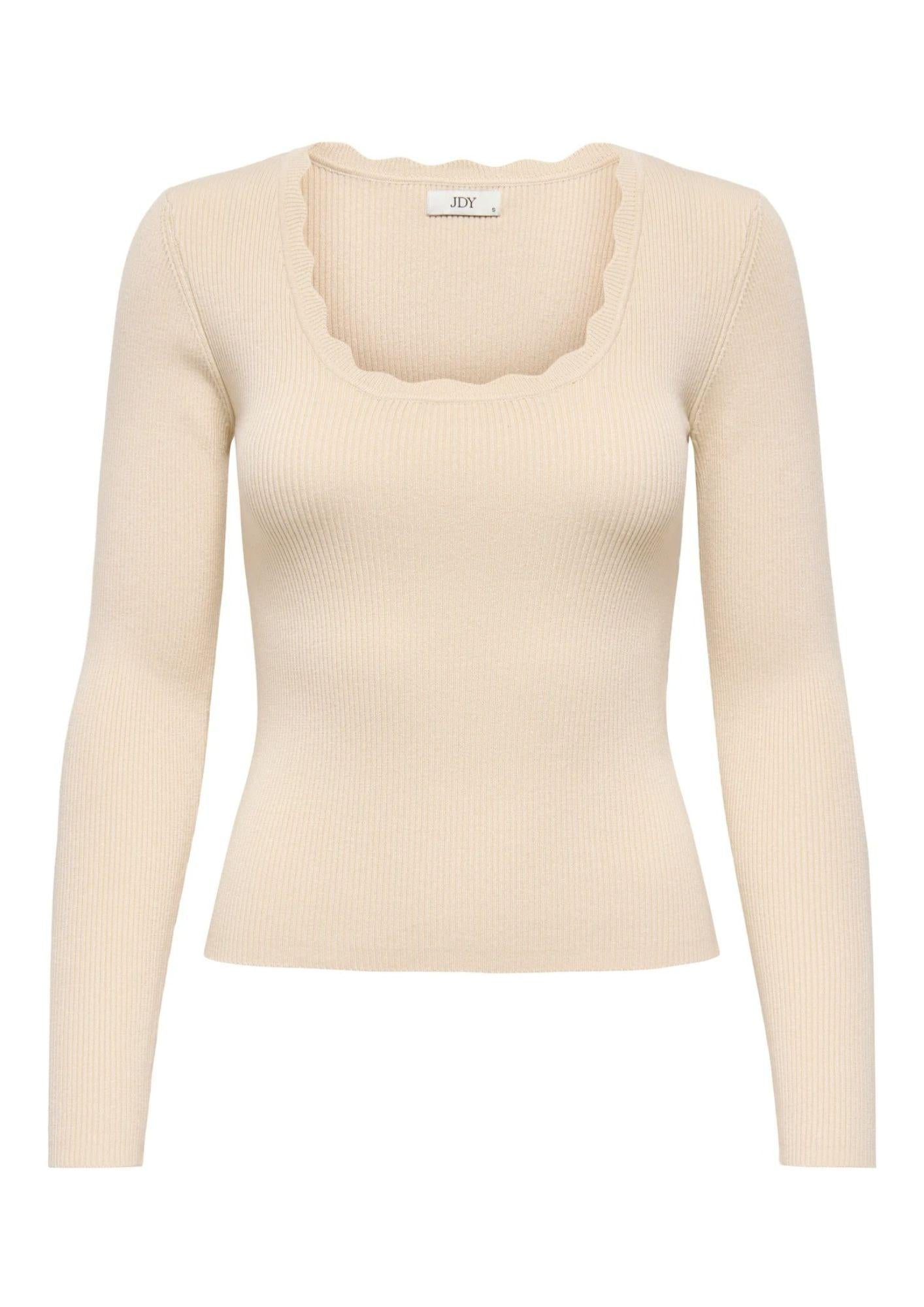Jacqueline De Yong Pullover Donna Nanna Beige