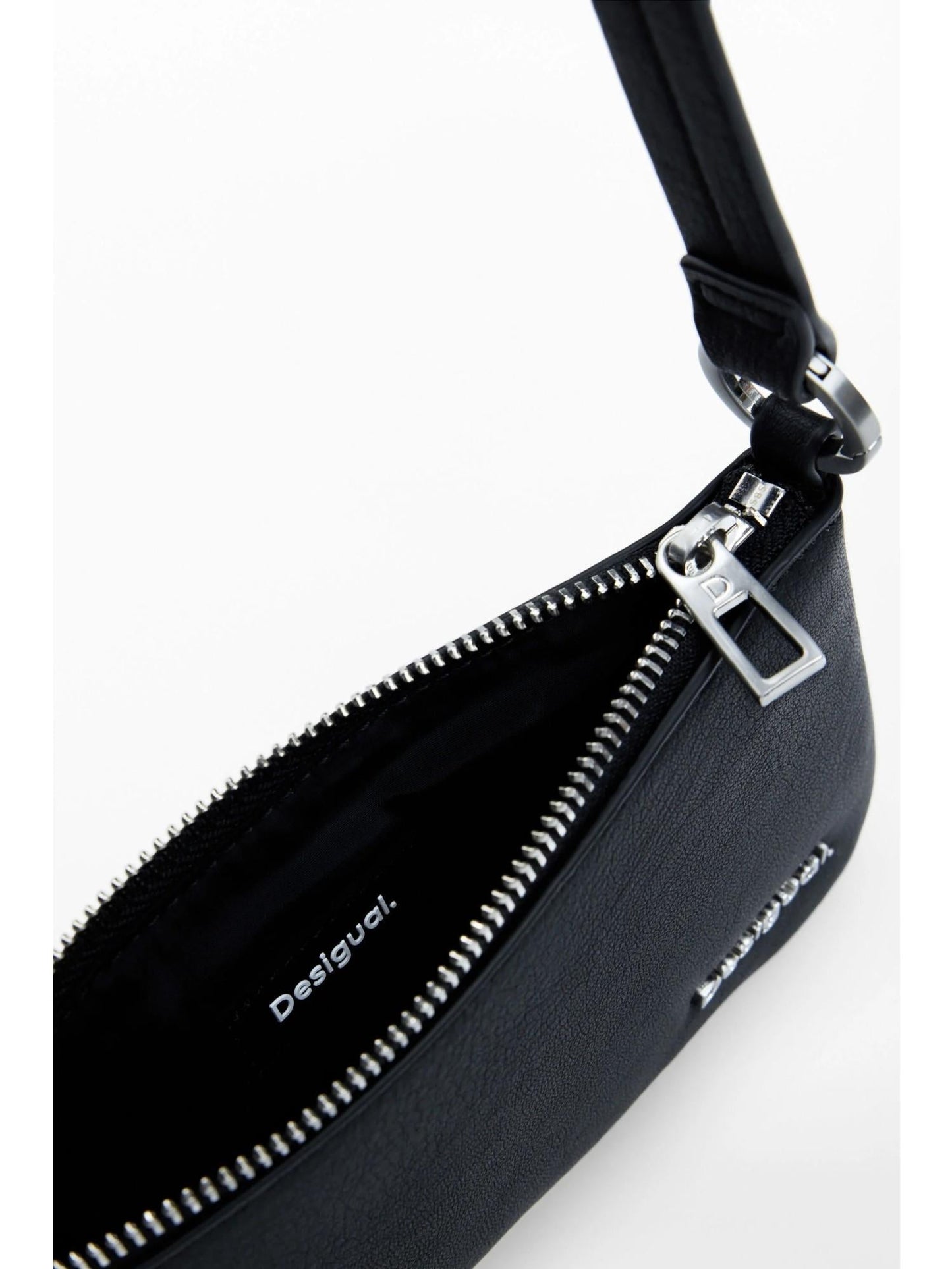 Desigual Portafoglio 2in1 serpente grande Donna Nero