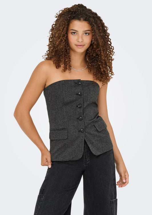 Only Top Donna Marine Grigio Scuro