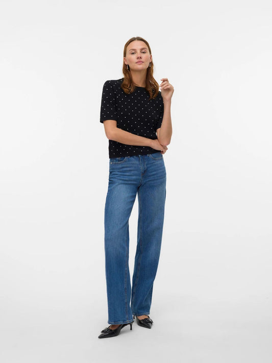 Vero Moda Maglione Donna Saba Nero