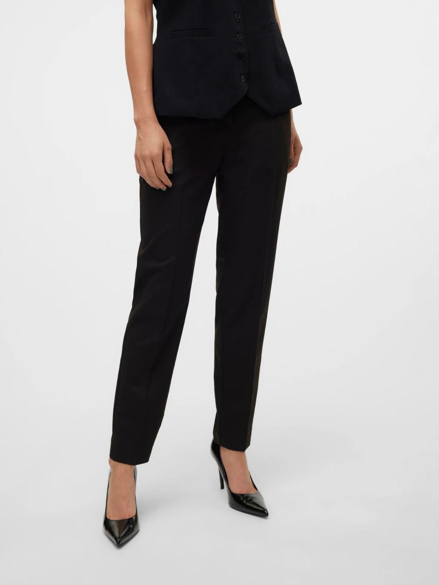 Vero Moda Pantaloni Formali Donna Nila Nero