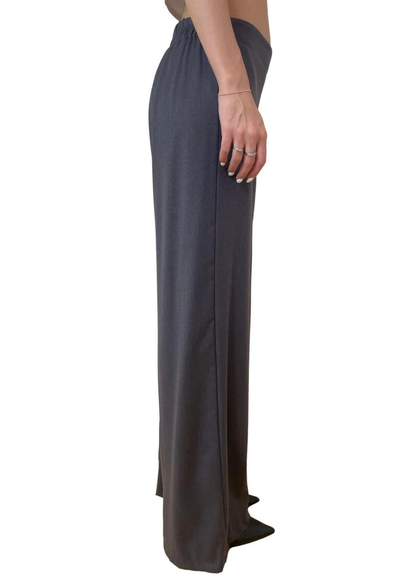 Emme Marella Pantalone Donna Sarago Grigio Melange