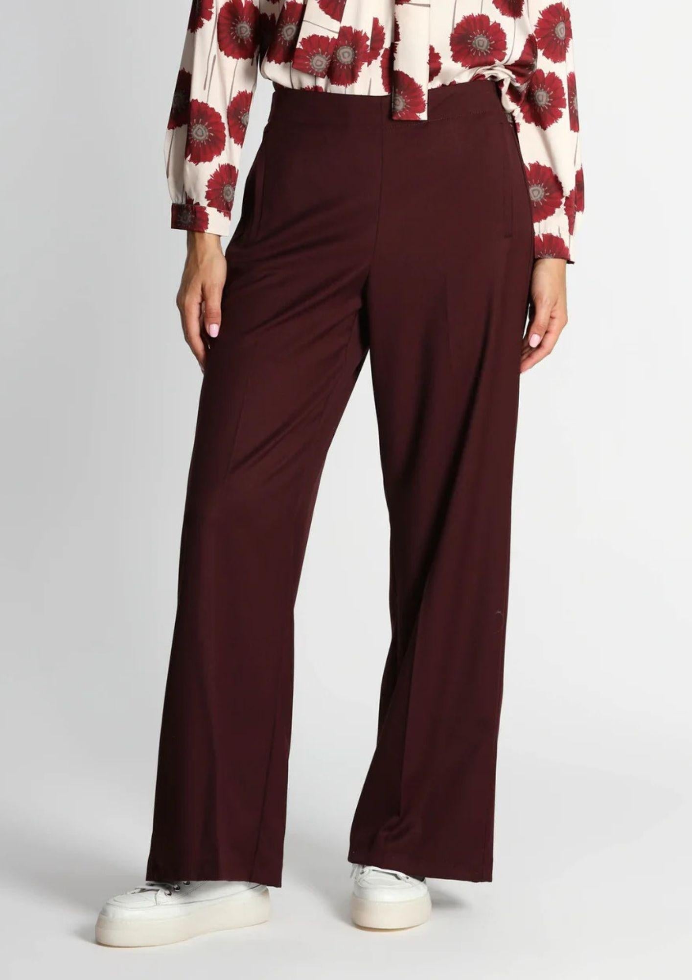Emme Marella Pantalone Donna Sarago Bordeaux
