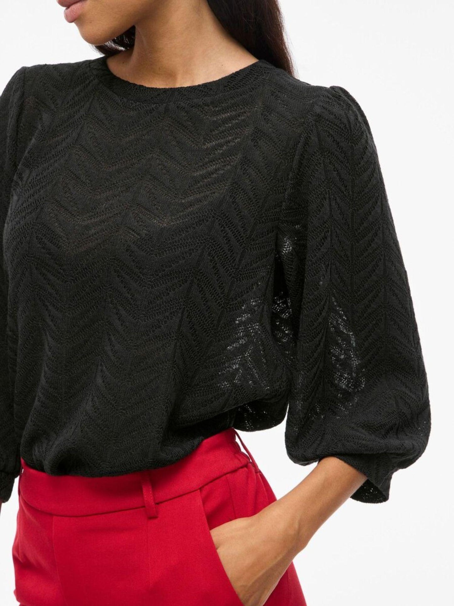 Vila Top Donna Obera Nero