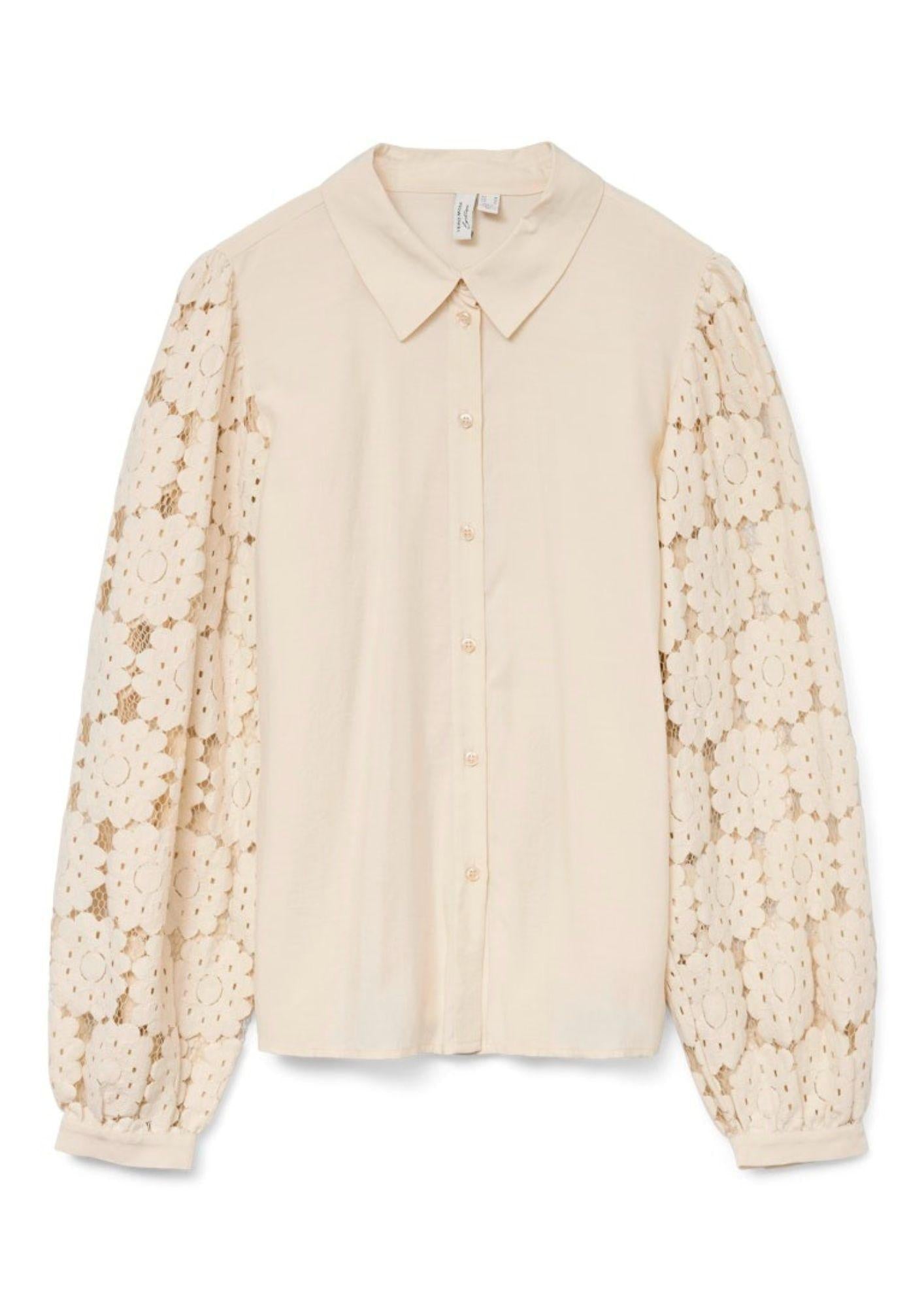 Vero Moda Camicia Donna Fabena Bianco Betulla