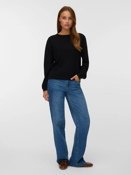Vero Moda Maglione Donna Hollykaris Nero