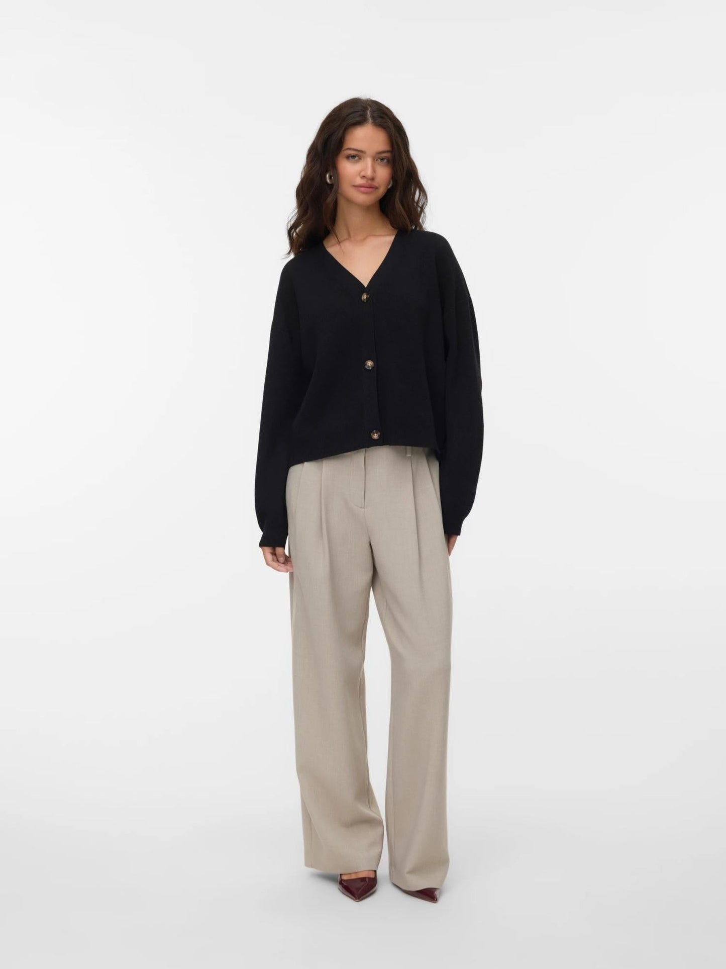 Vero Moda Cardigan In Maglia Donna Saba Nero