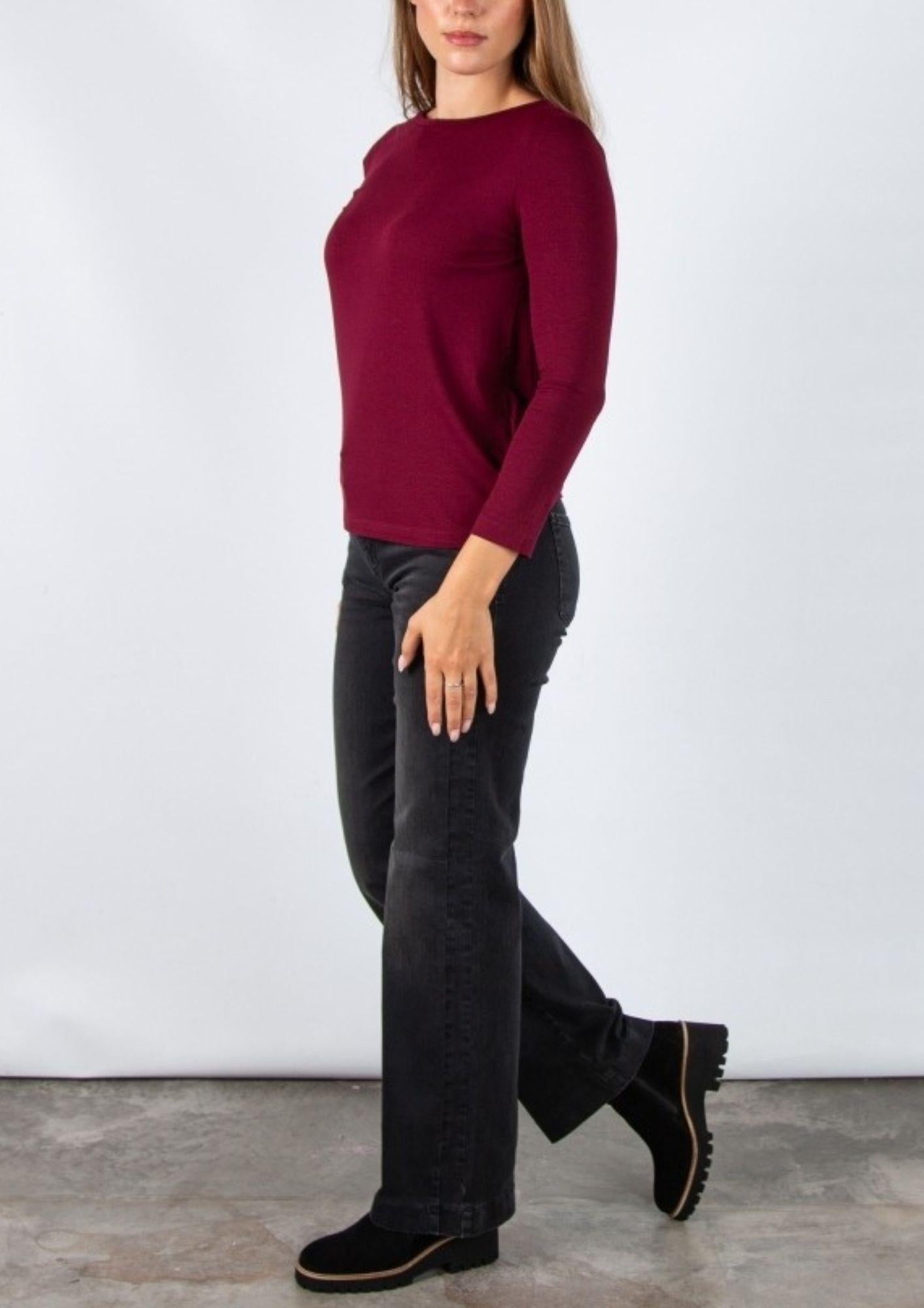 Emme Marella Maglia Donna Polpo Bordeaux