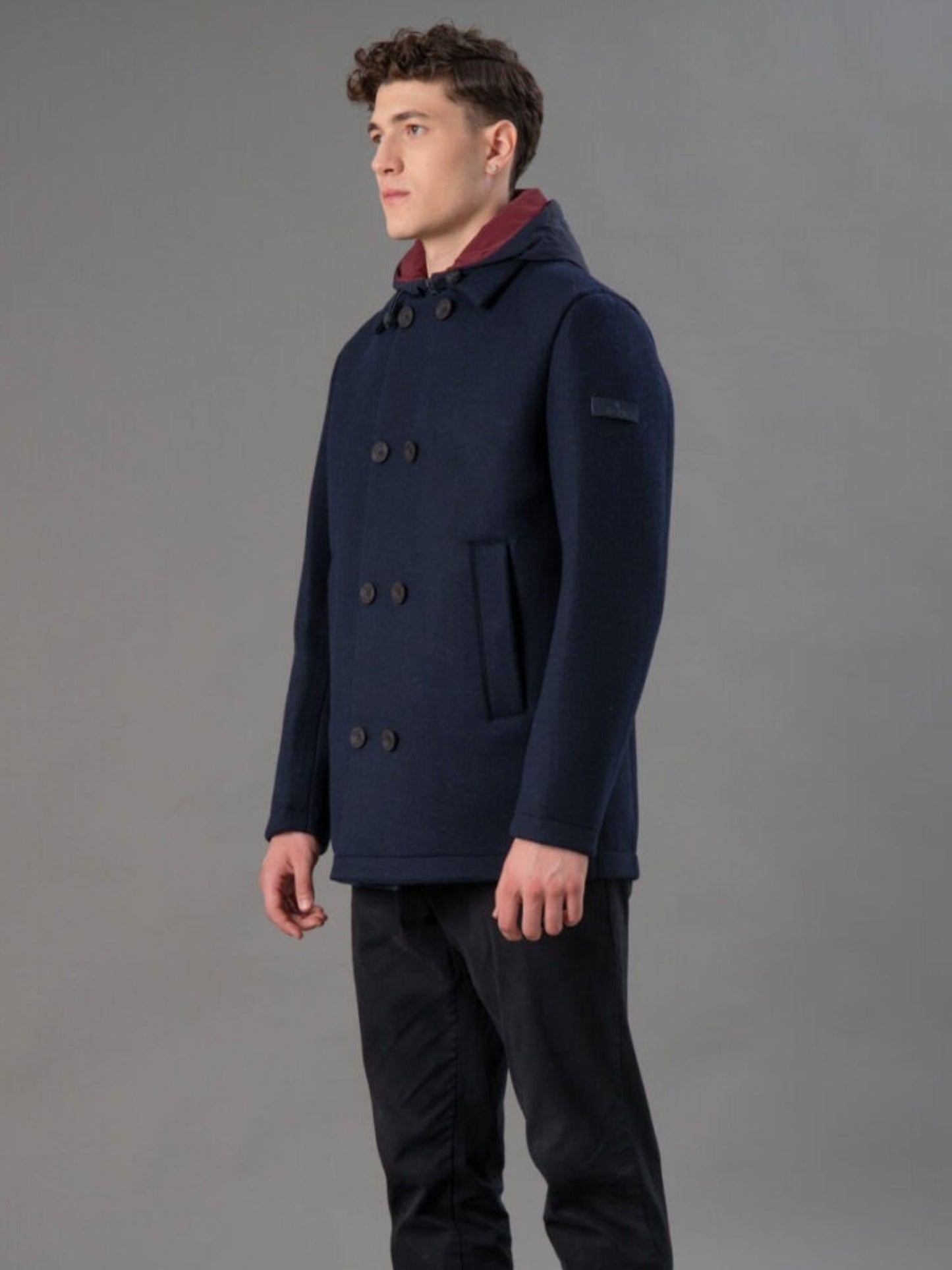 Rihunik Giacca Invernale Uomo Quincey Cloth Blue Navy