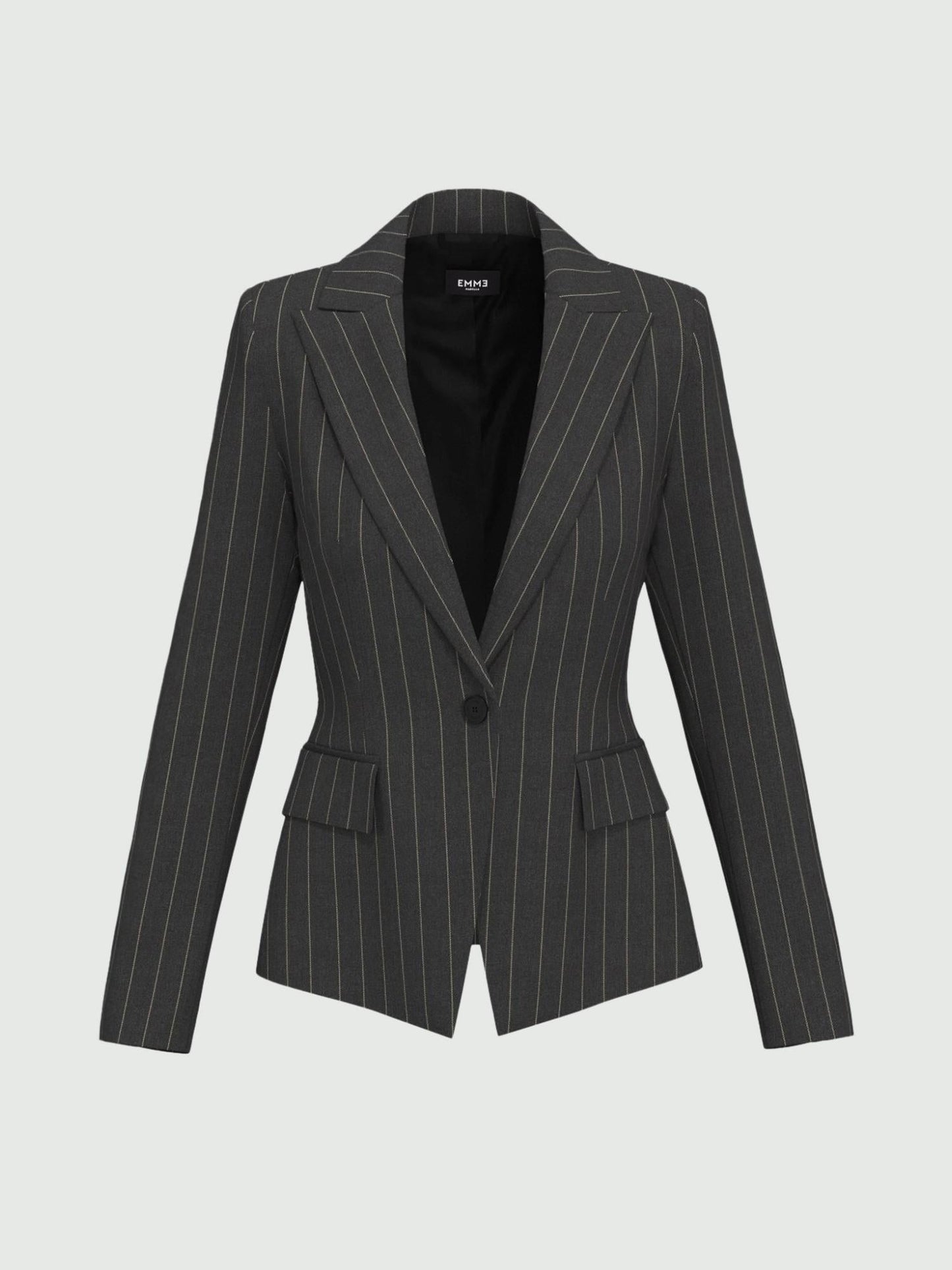 Emme Marella Giacca in stuoia Donna Dear Grigio Scuro