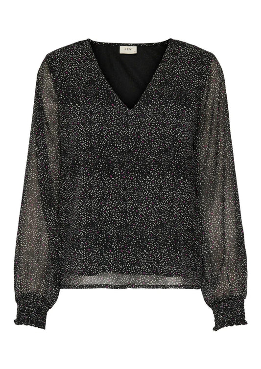 Jacqueline De Yong Top Donna Jonna Nero