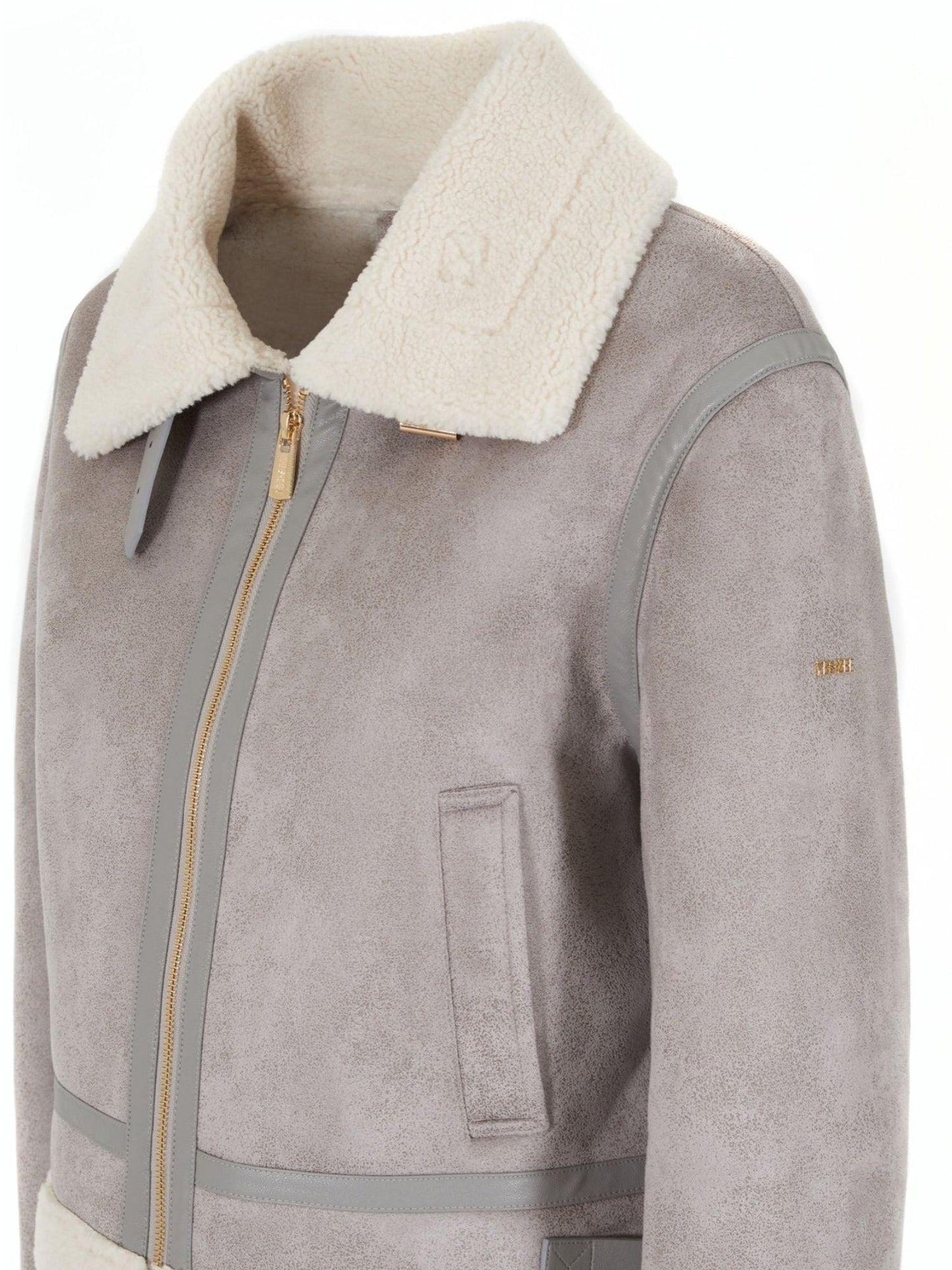 Yes Zee Giacca Invernale Donna Grigio