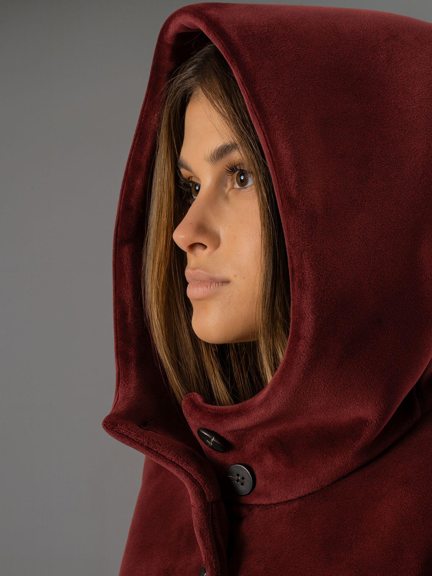 Rihunik Giacca Invernale Donna Bordeaux