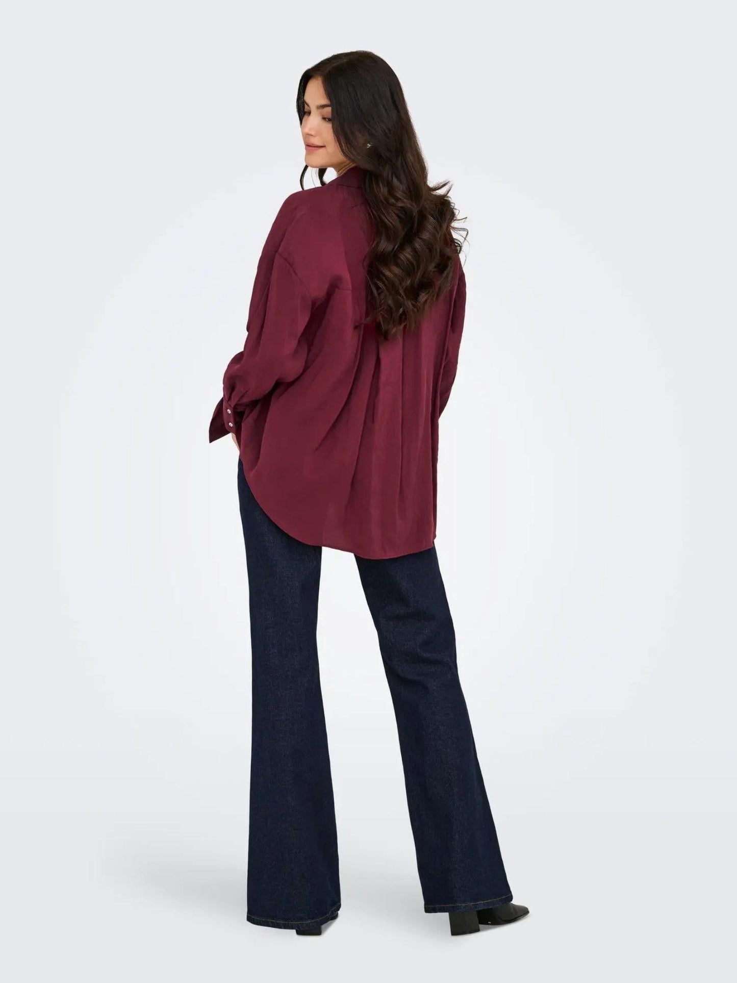 Only Camicia Donna Zazima Burgundy