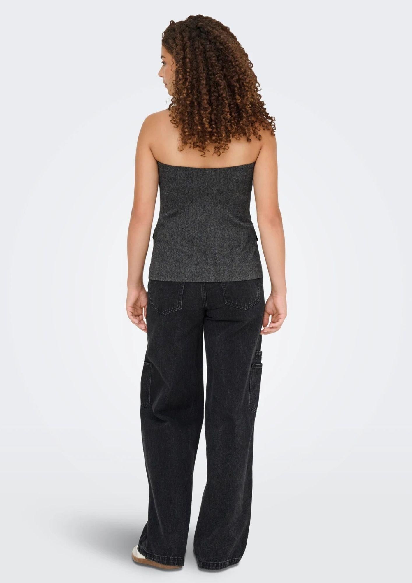 Only Top Donna Marine Grigio Scuro