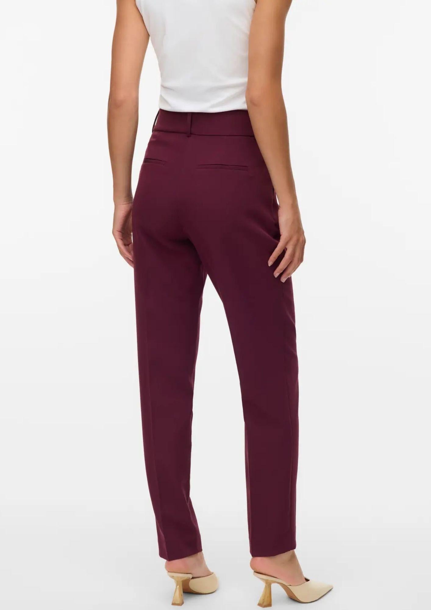 Vero Moda Pantalone Donna Gloria Bordeaux