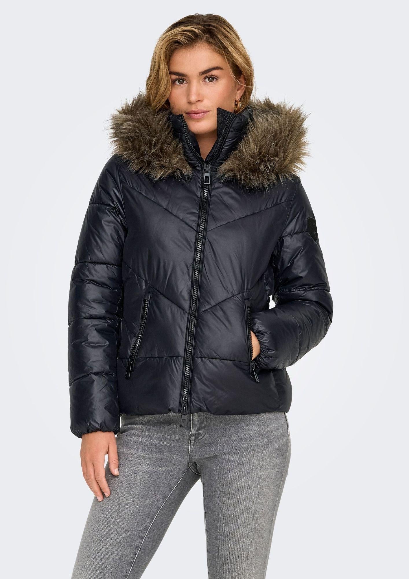 Only Giacca Invernale Donna Fever Nera