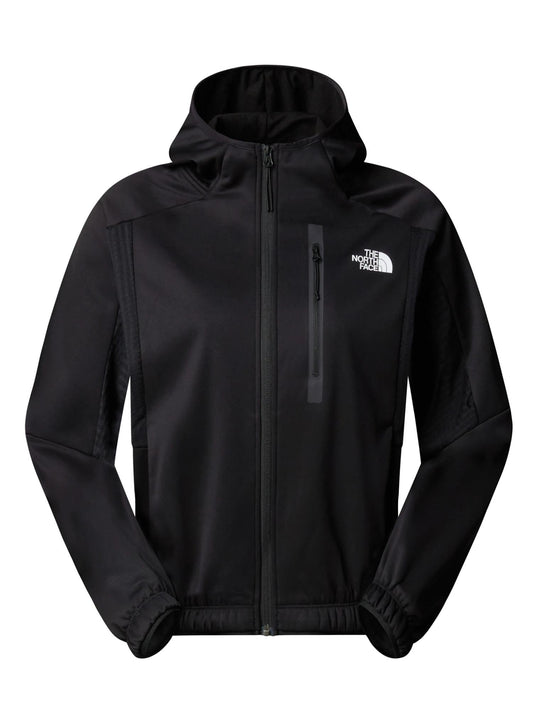 The North Face Giacca in Pile Donna Mountain Athletics Con Cappuccio Nero