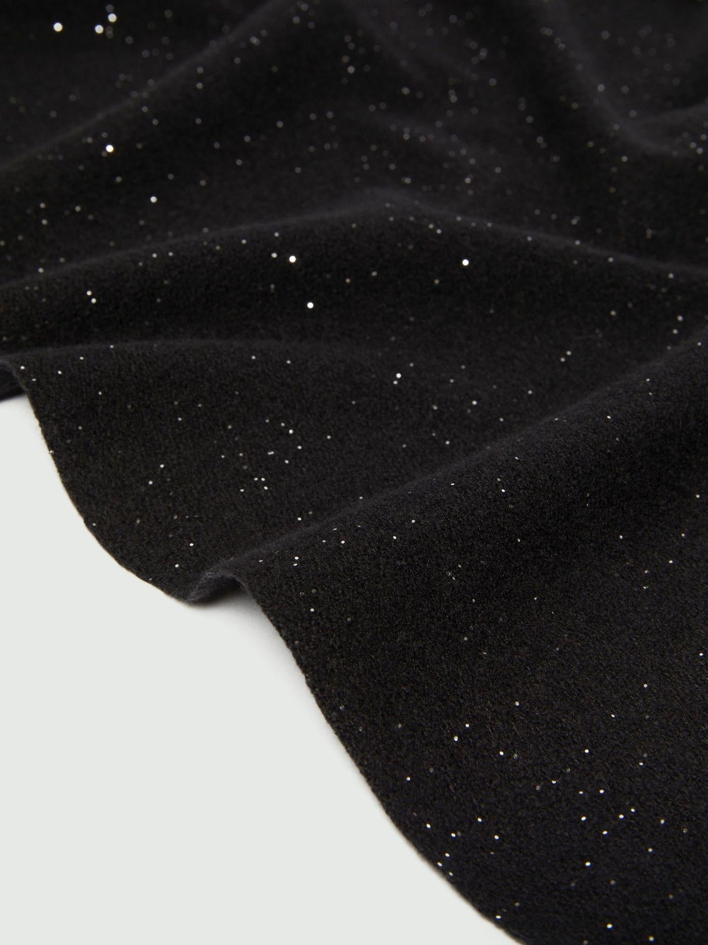 Emme Marella Stola con frange e filo di lurex Donna Rinvio Nero