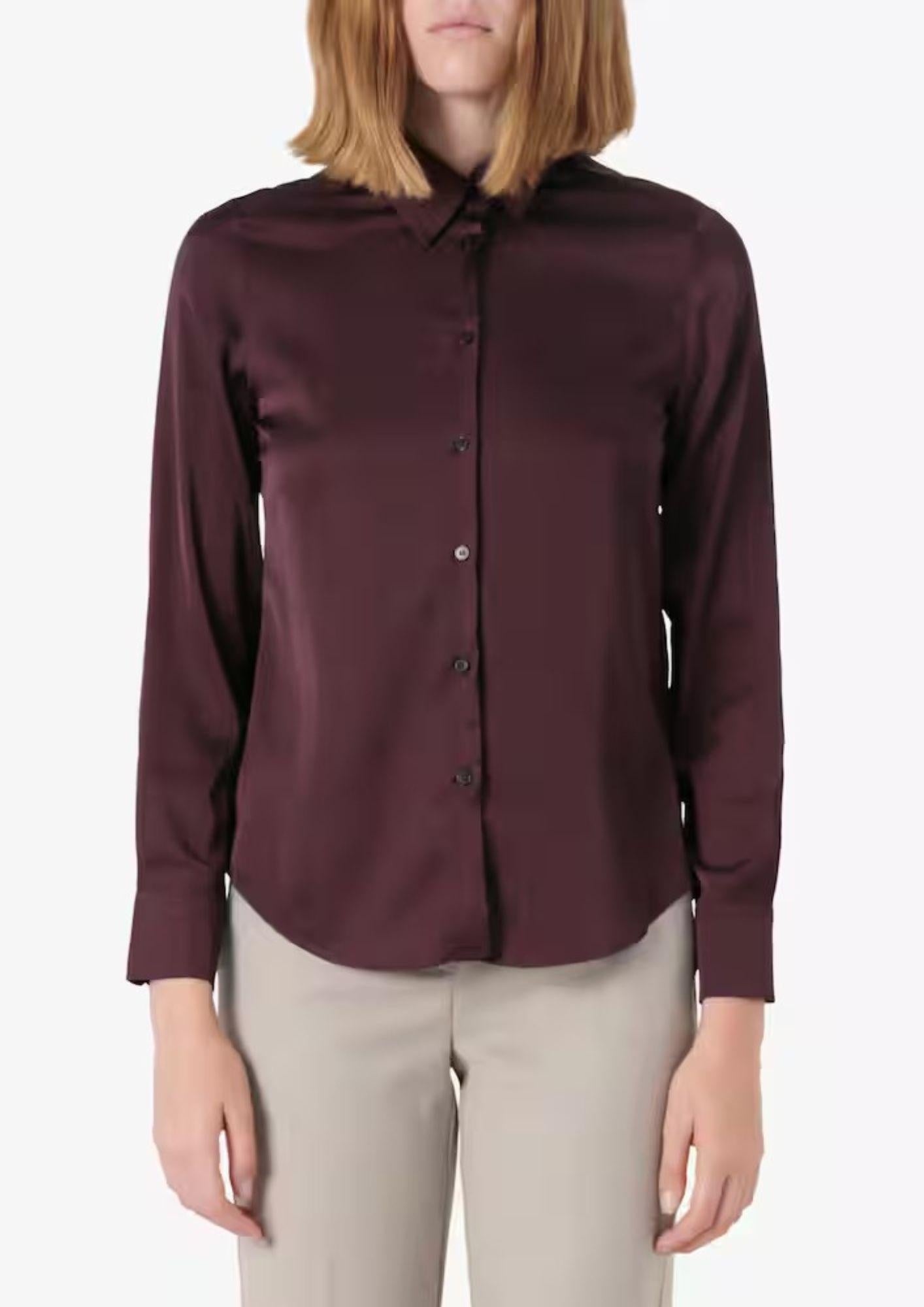 Emme Marella Camicia Donna Naples Bordeaux