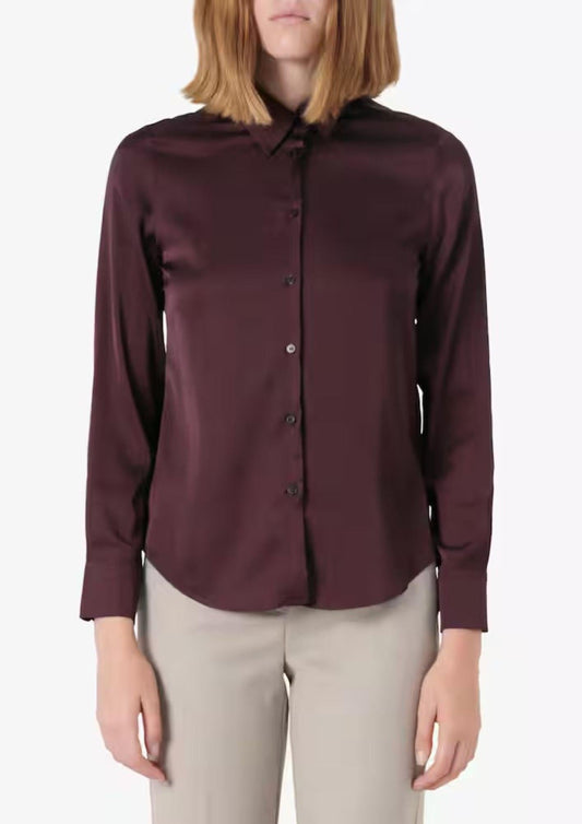 Emme Marella Camicia Donna Naples Bordeaux