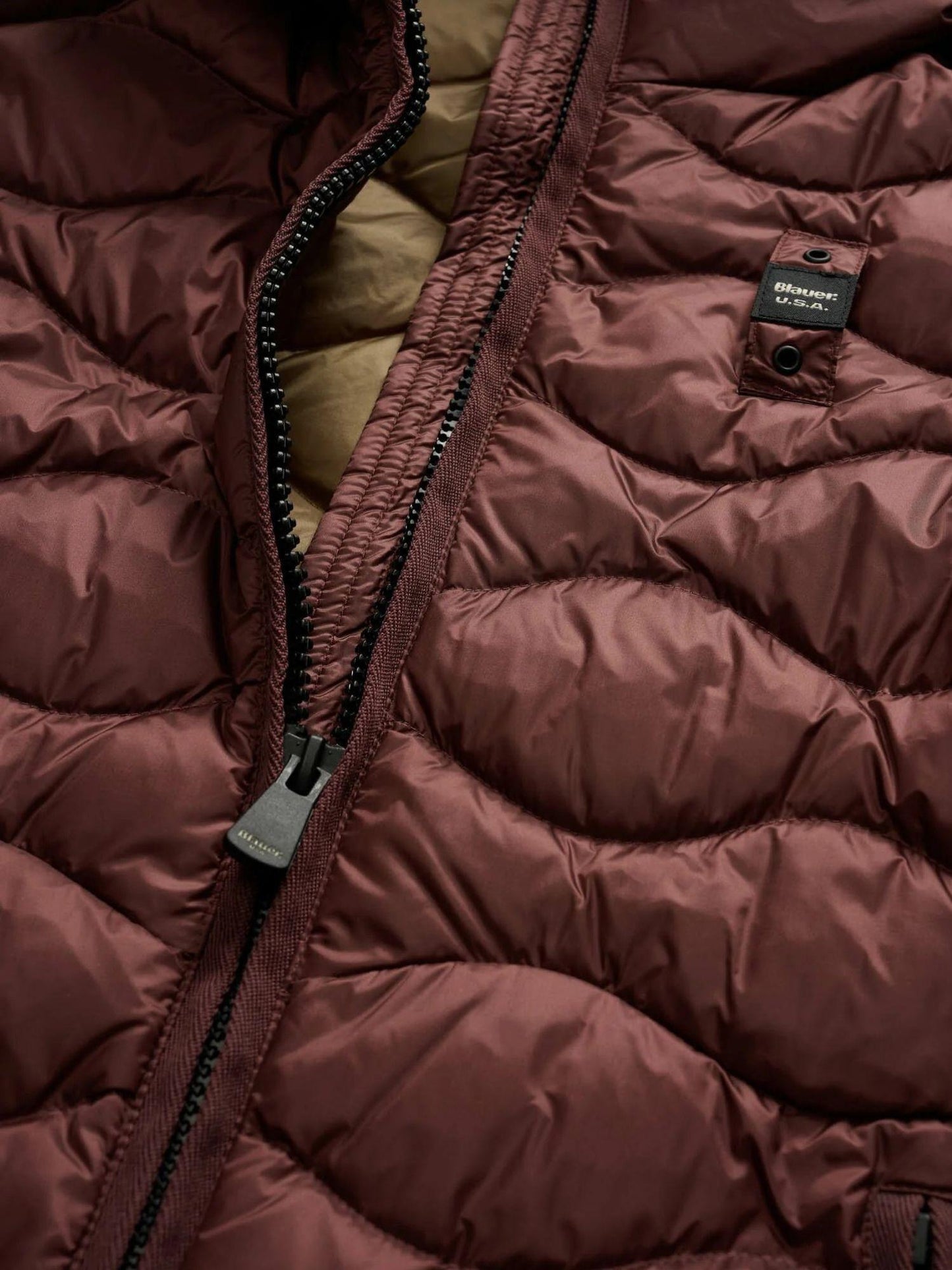 Blauer Piumino Donna Camelia Rosso interno lontra