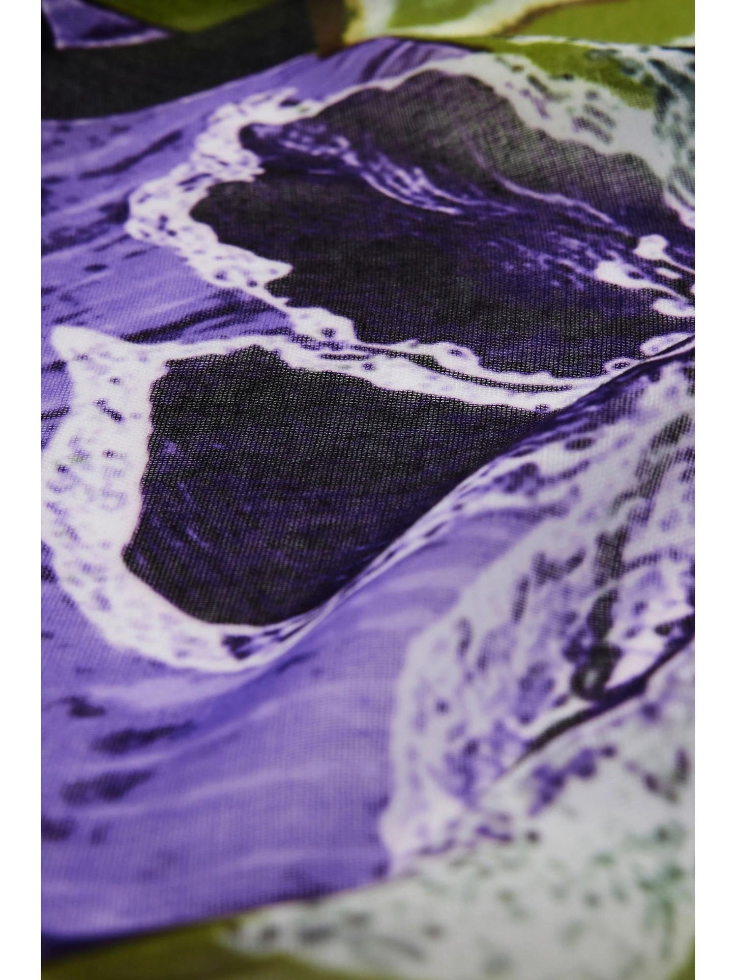 Desigual Foulard disegnato da Mr. Christian Lacroix Donna Blu