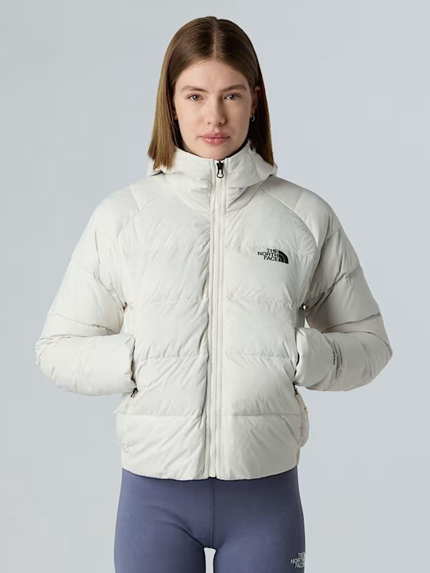 The North Face Giacca Donna Hyalite In Piumino Con Cappuccio Bianco Duna
