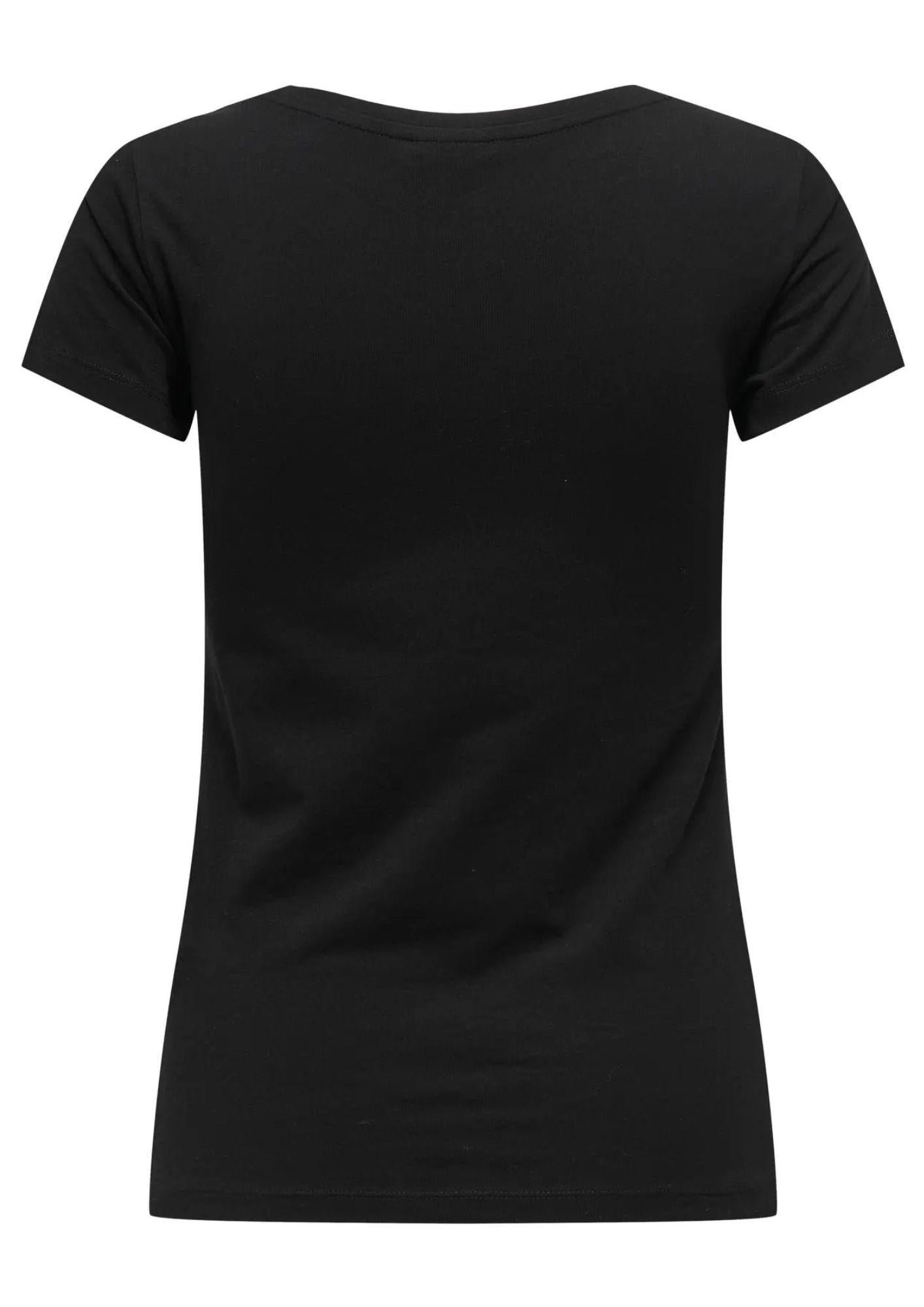 Jacqueline De Yong T-Shirt Donna Paris Nero