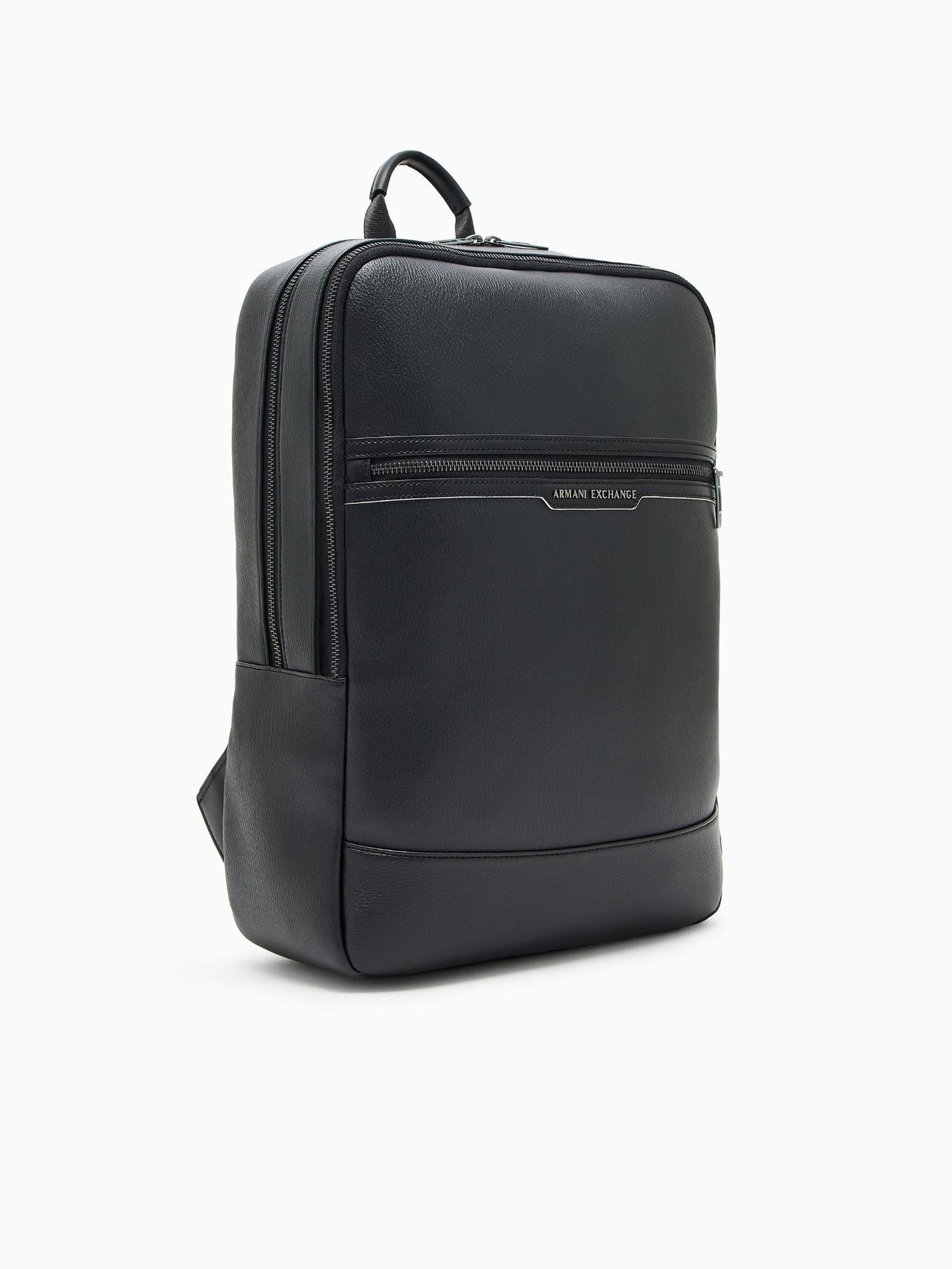 Armani Exchange Zaino Unisex squadrato con logo Nero