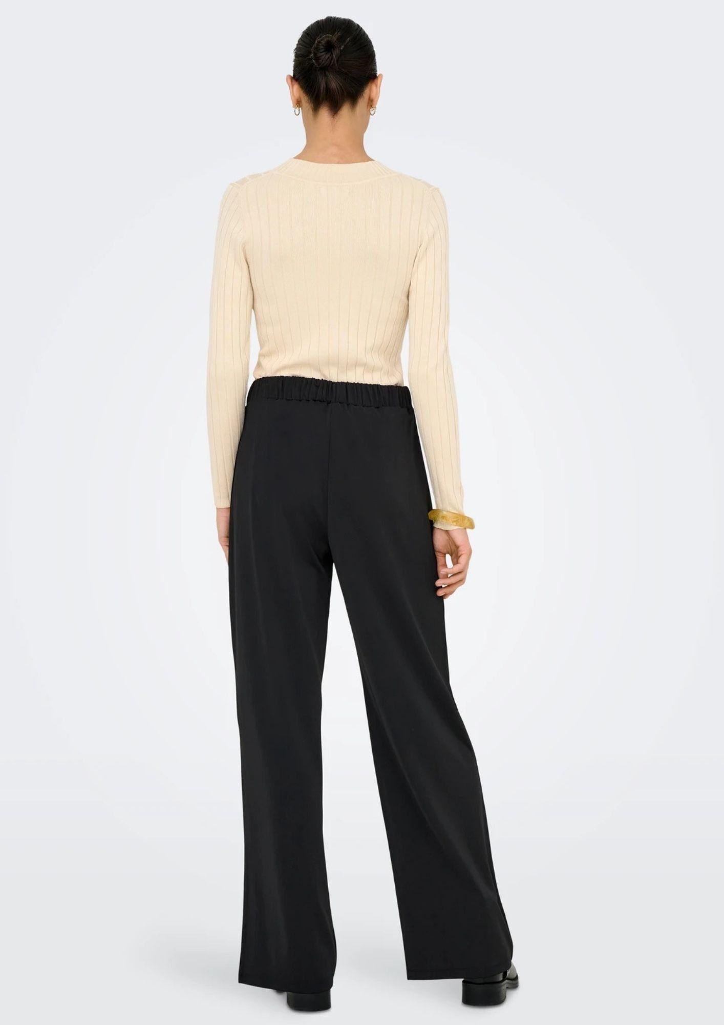 Jacqueline De Yong Pantalone Donna Dina Nero