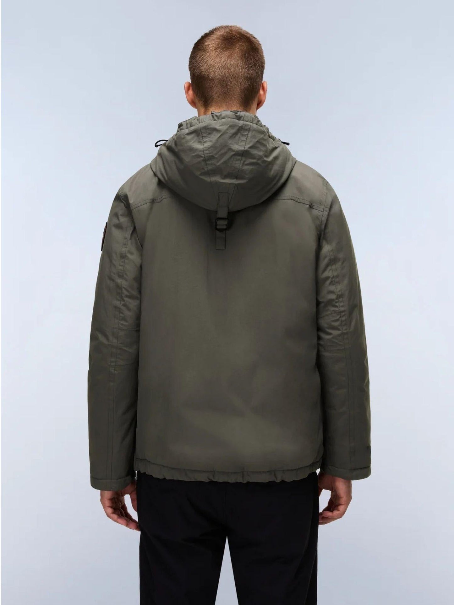 Napapijri Giacca Anorak Invernale Uomo Rainforest Verde Tè