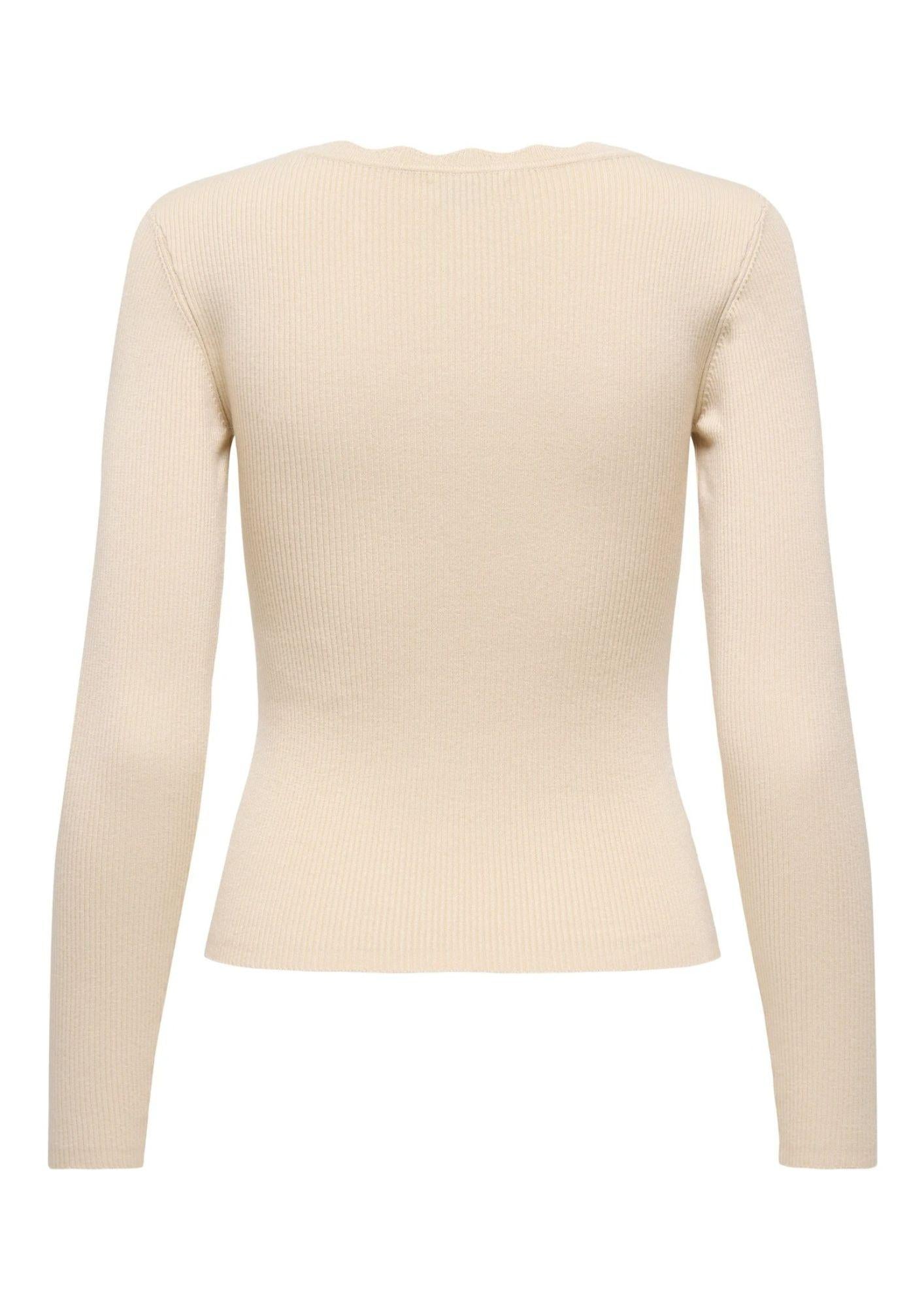 Jacqueline De Yong Pullover Donna Nanna Beige