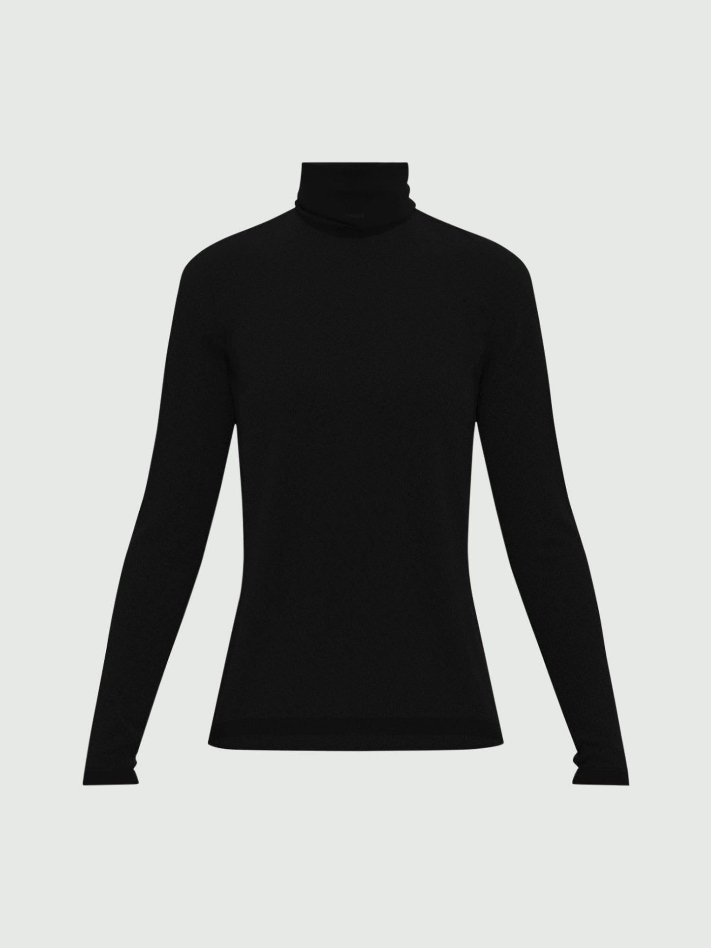 Emme Marella Dolcevita Donna in misto cashmere Ruggito Nero