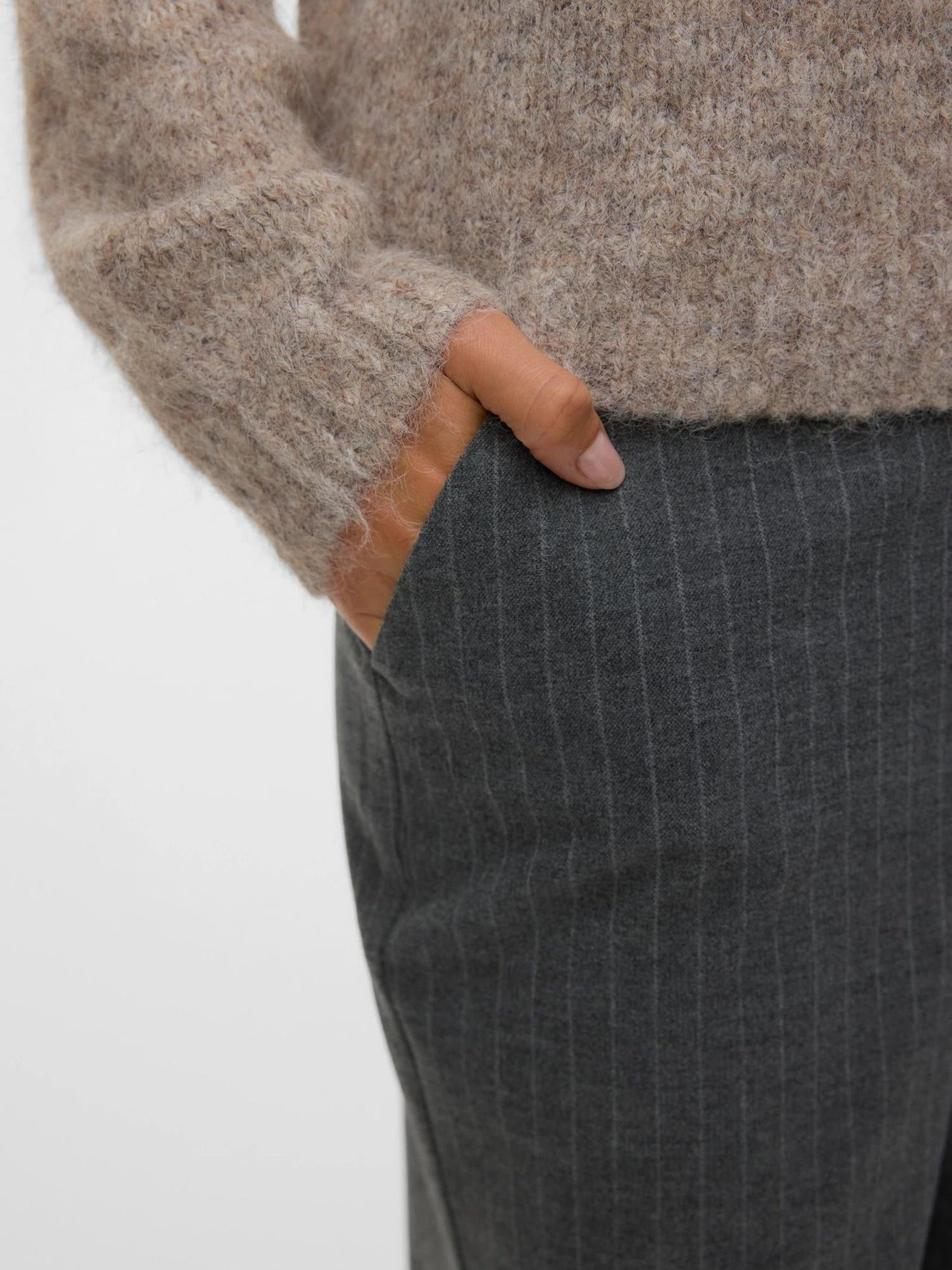 Vero Moda Pantalone Donna Maya Medium Grey Melange