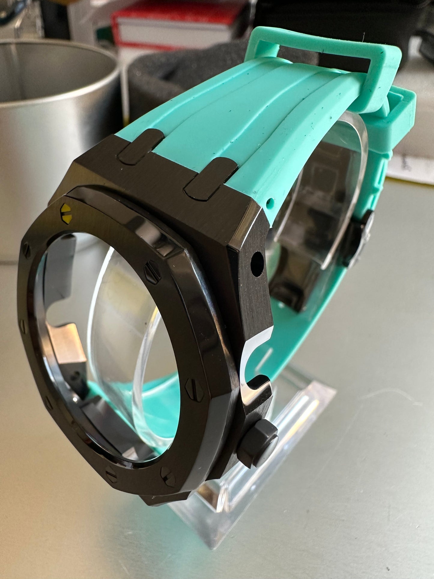 Cinturini + Copri Cassa IRON in acciaio per Casio Gshock 2100