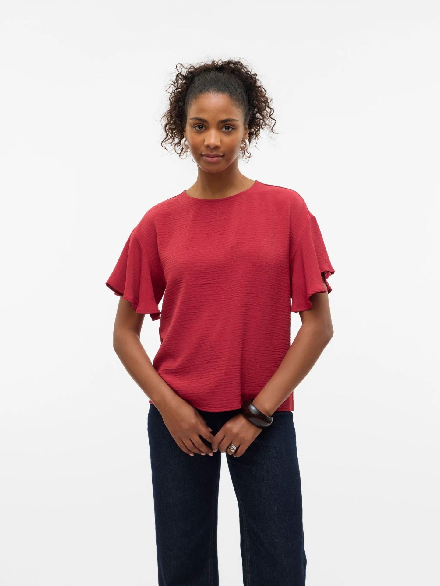 Vero Moda Top Donna Alva Karanda Red