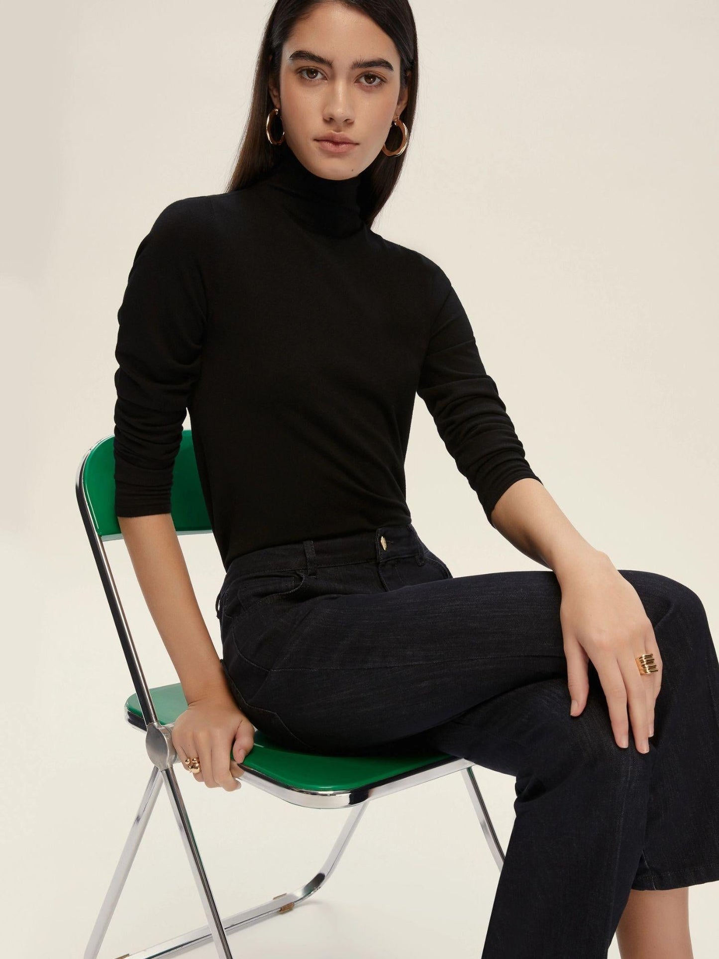 Emme Marella Maglia aderente Donna Effigy Nero