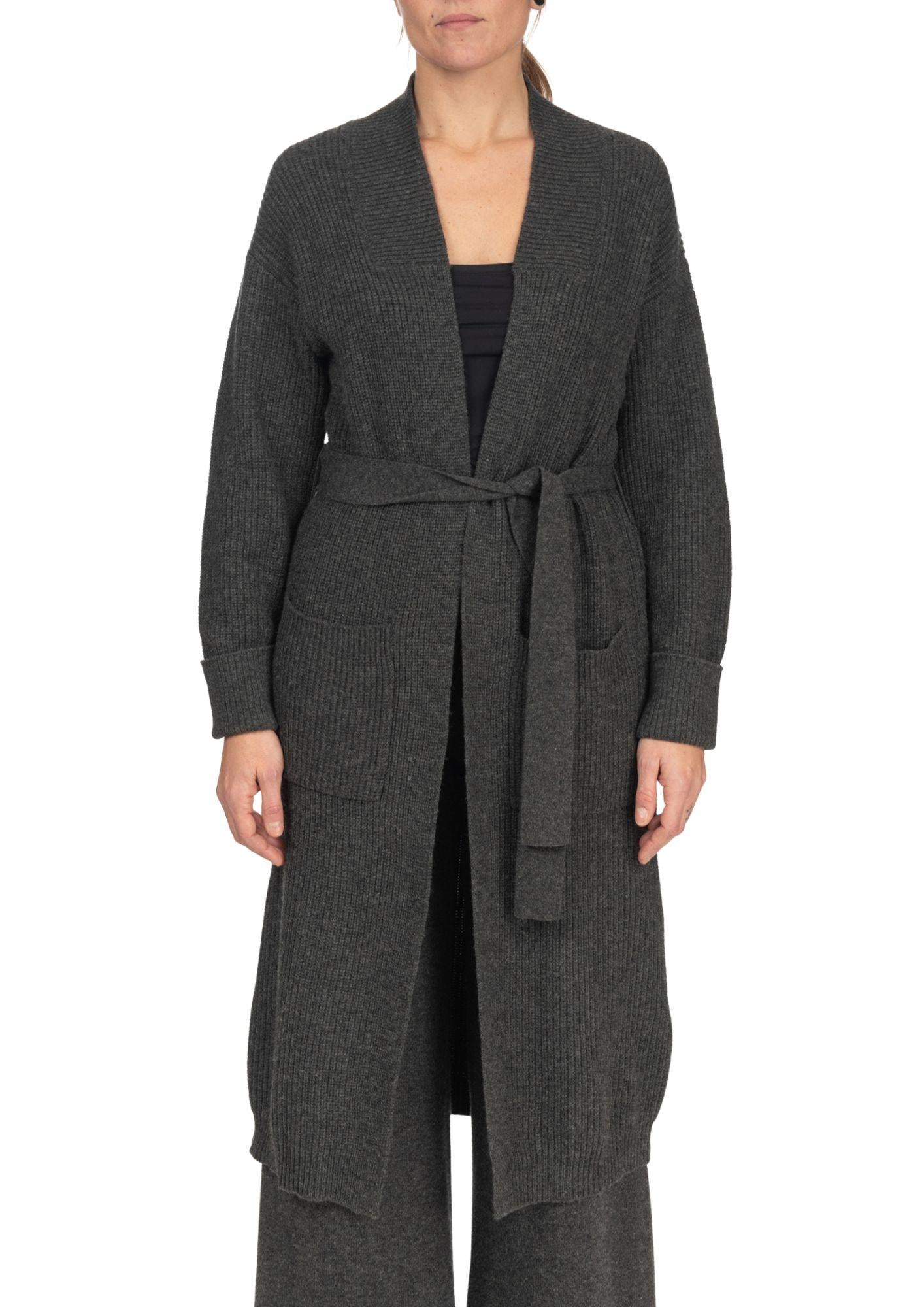 Diana Gallesi Cardigan Donna Grigio Antracite