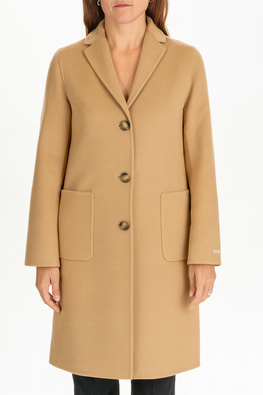 Diana Gallesi Cappotto Donna Cammello