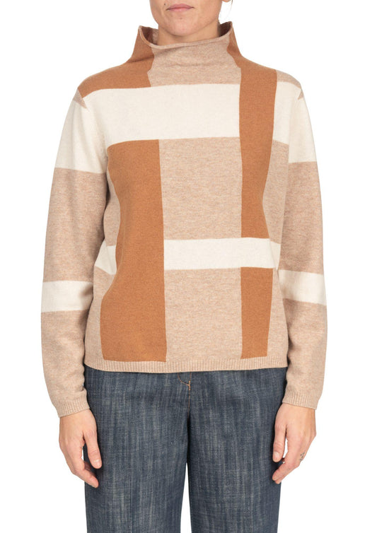 Diana Gallesi Maglia Donna Beige Biscotto