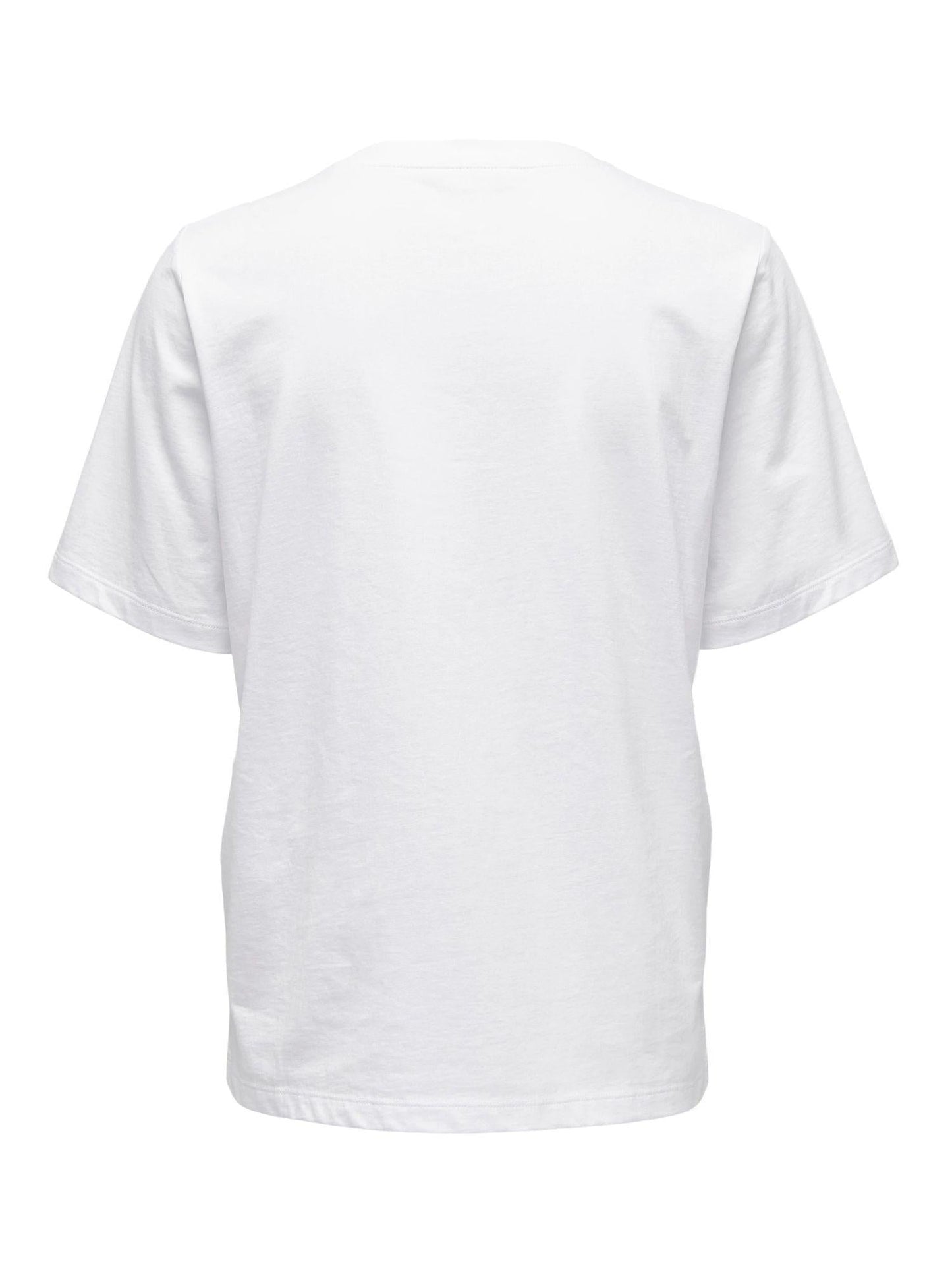 Only T-Shirt Donna Only Bianco