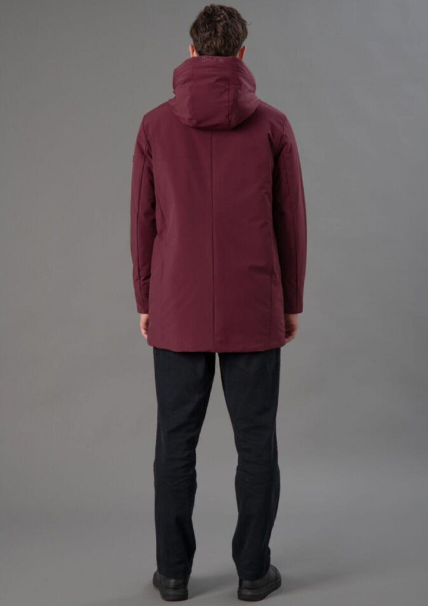 Rihunik Giacca Invernale Uomo Hugh Bordeaux