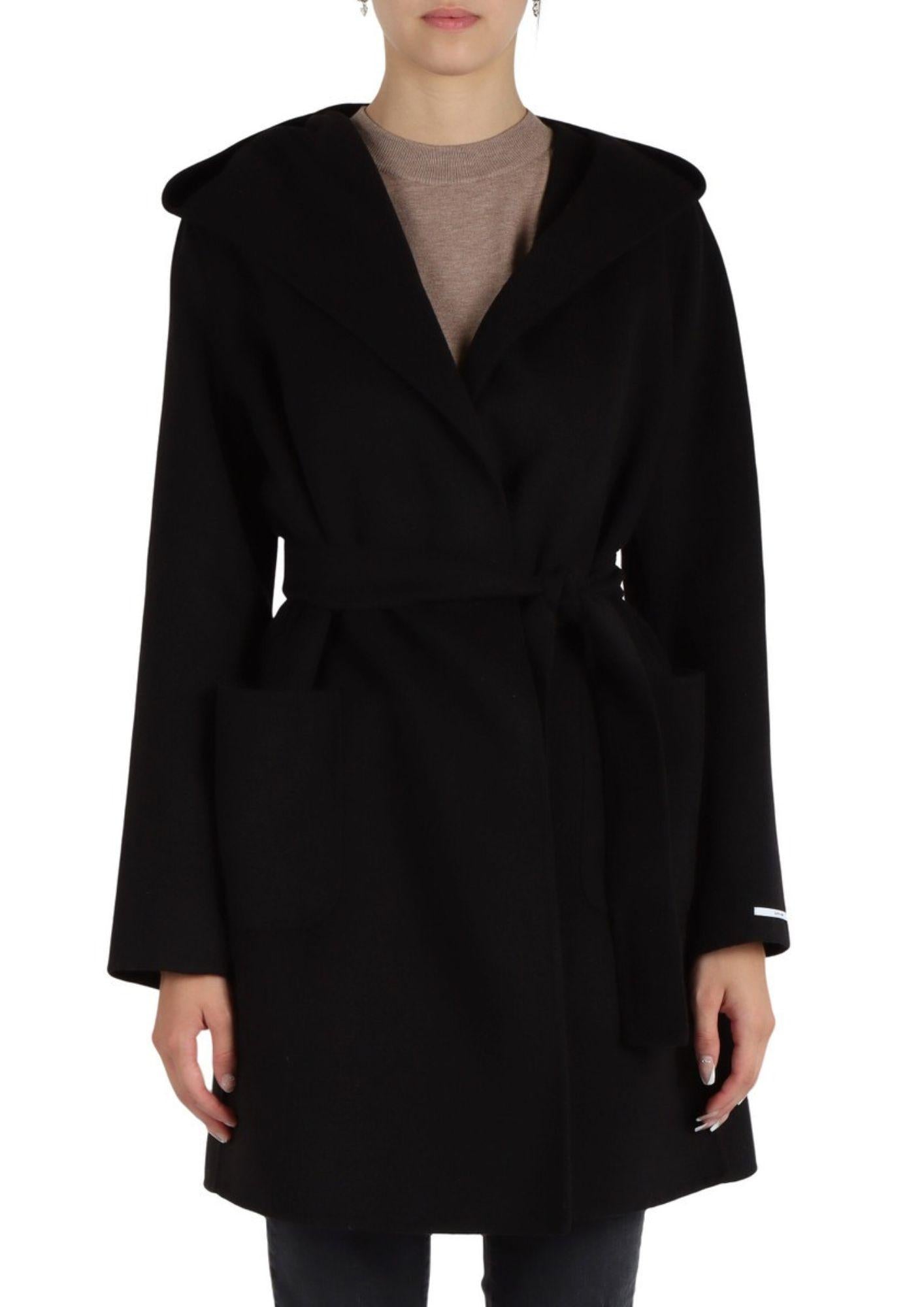 Emme Marella Cappotto Donna Oblato Nero