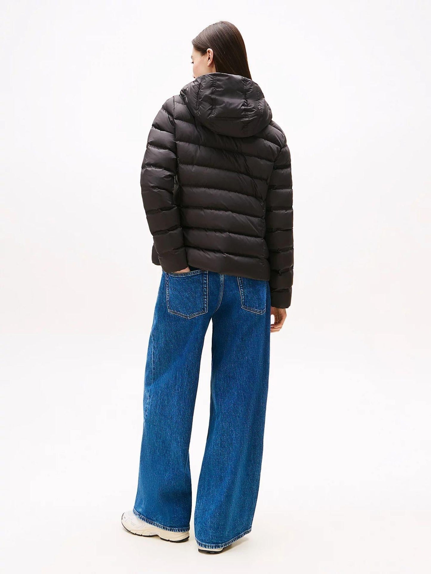 Tommy Hilfiger Giacca Invernale Donna Con Cappuccio Nero