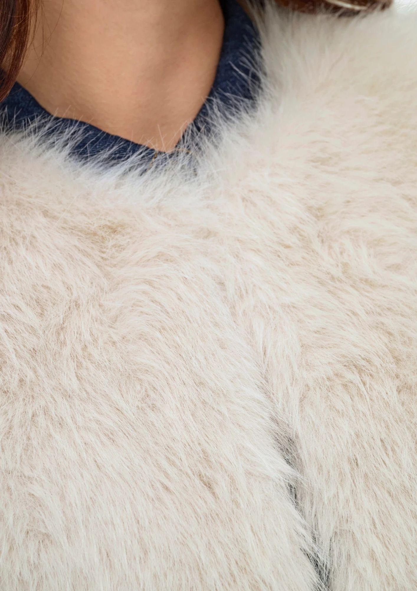 Jacqueline De Jong Gilet Donna Ora Beige