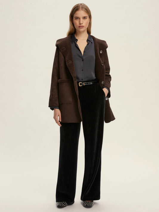 Emme Marella Caban reversibile Donna Gavetta Testa di moro