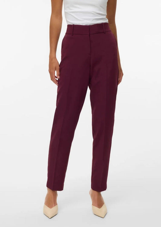 Vero Moda Pantalone Donna Gloria Bordeaux
