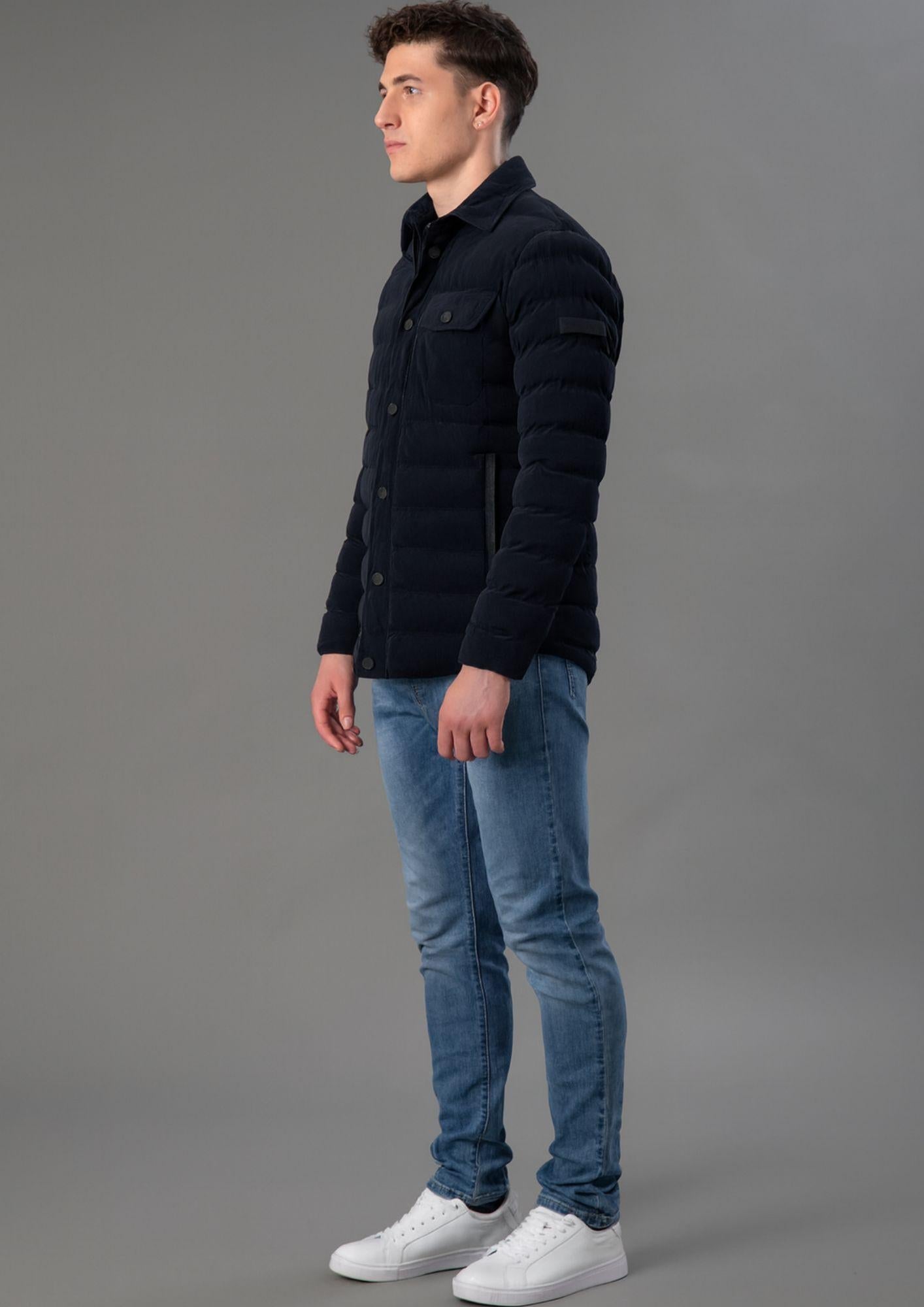 Rihunik Giacca Invernale Uomo Gordon Forest Blu Black
